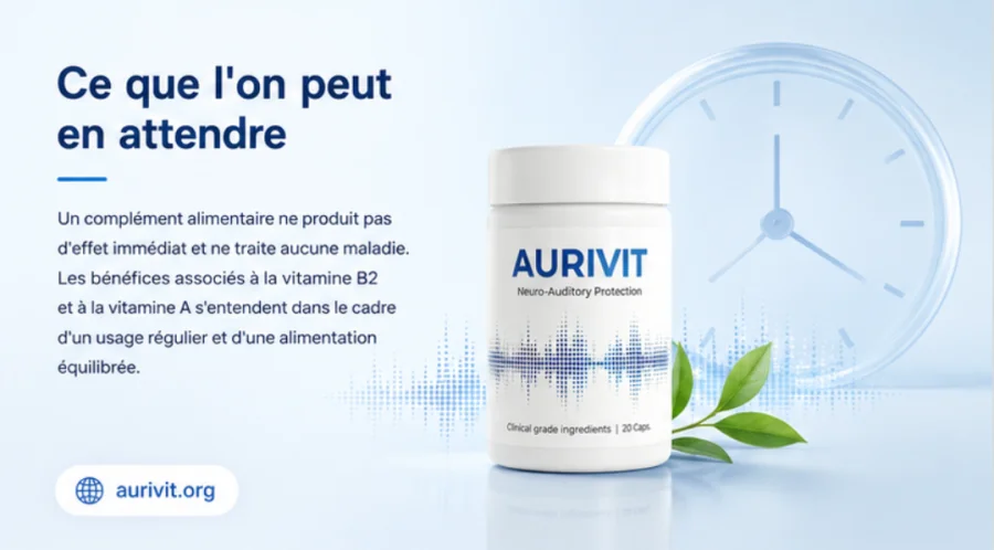 Aurivit — usage régulier du complément alimentaire